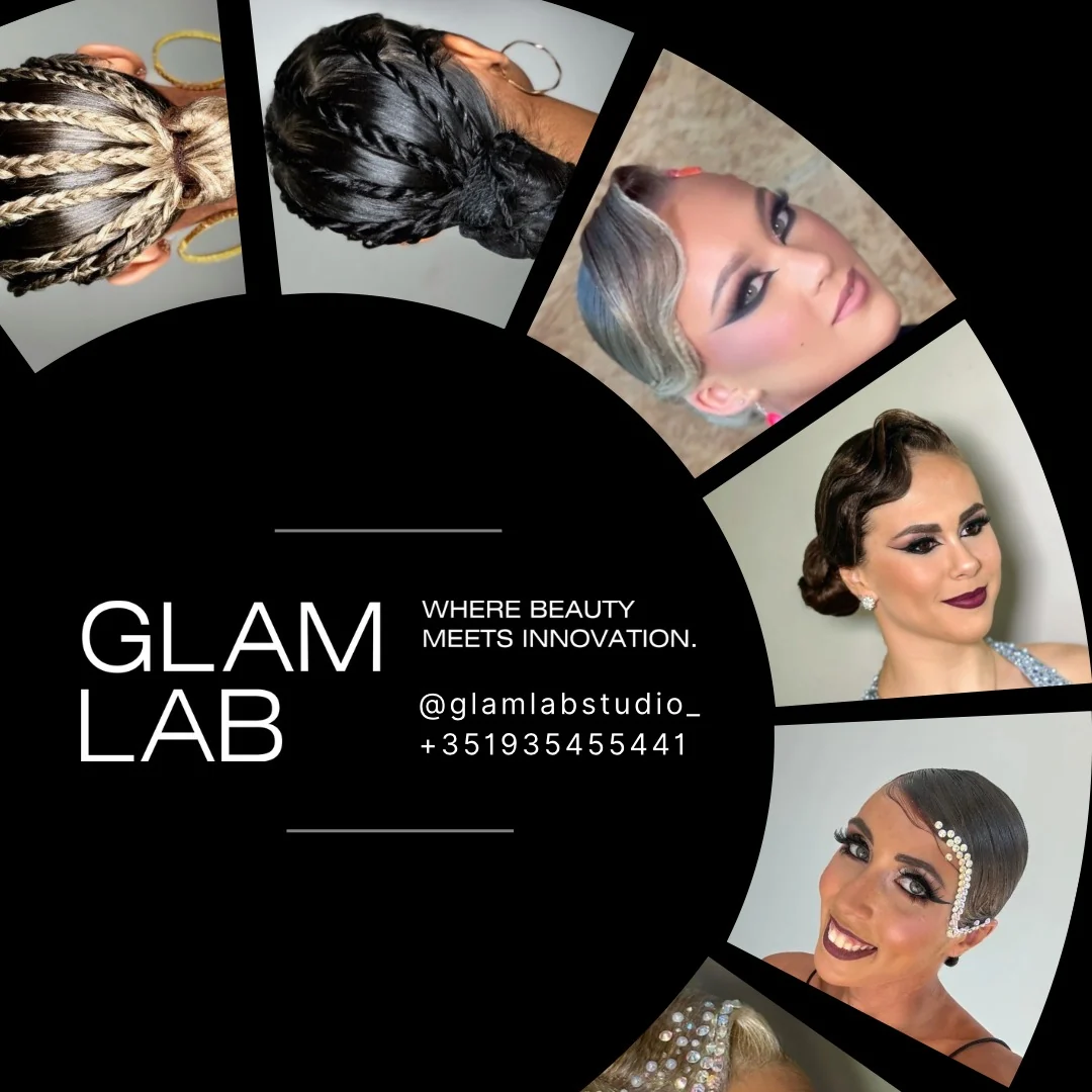 Penteados e maquilhagem Glam Lab
